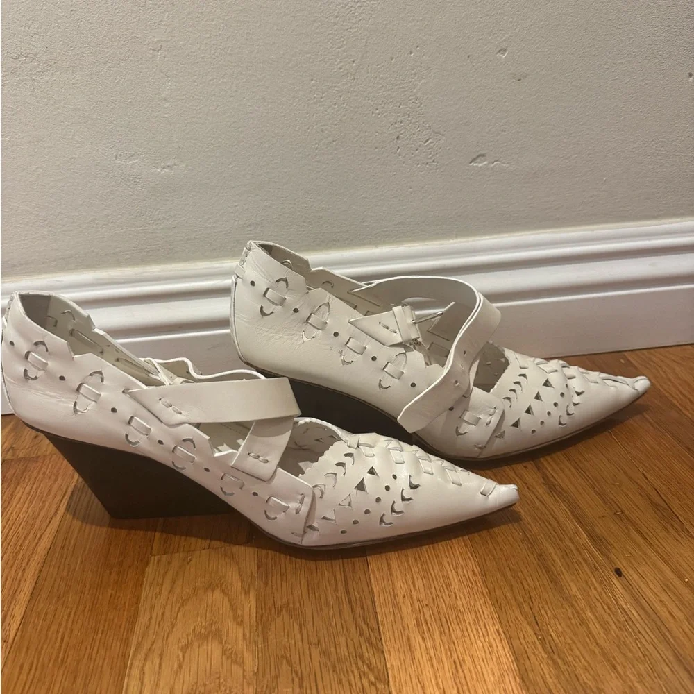 Celine Optic White Folk pump - Picture 2 of 4